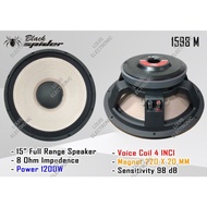 Speaker Komponen Black Spider 1598 M 1598M 15 Inch Original