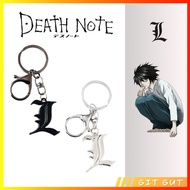 GANTUNGAN Keychain Death Note L Keychain Symbol Logo