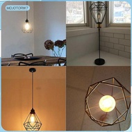 [mojotorw7] Metal Pendant Light Shade Chandelier Lamp Cover Vintage Style Bulb Guard Lampshade for C