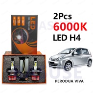 Perodua Viva H4 Car LED Headlamp LED Headlight Bulb2Pcs 6000K xpower Recomark