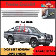 MMC Storm L200/300 2002 - 2008 Window Trim Chrome Lining/Door Belt Moulding/Lining Chrome