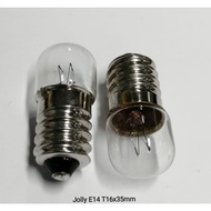 [2]JOLLY E14 T16X35 24V 5W & 10W, 30V 5W, 110V 5W &10W, 130V 10W, 240V 5W, 240V 10W TUBULAR FILAMENT