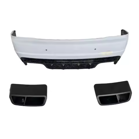For Rolls-Royce Wraith/Dawn M Style Body Kit Upgrade Forged Dry Carbon Fiber Rear Bumper Exhaust Pip