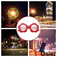 OSIER Fireworks Diffraction Glasses Festival Party Funny Light Changing Eyewear Sunflower Shaped