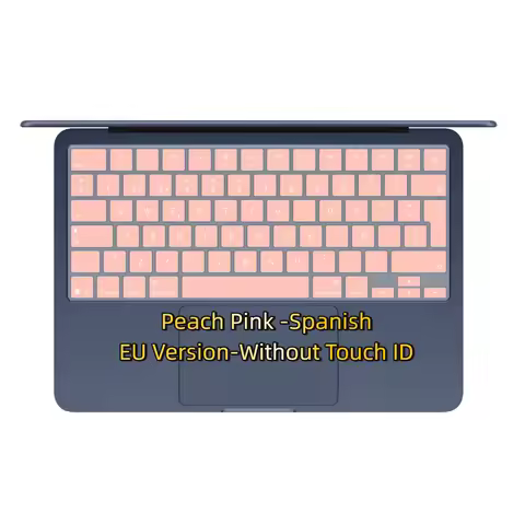 Spanish Multicolors Keyboard Cover EU Layout for MacBook Neo 13 inch (A18) Pro 2026 Release Model A3