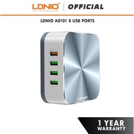 LDNIO A8101 Quick Charge QC 3.0 Technology 8 USB Port Auto ID USB Fast Quick Rapid Charger (10A)