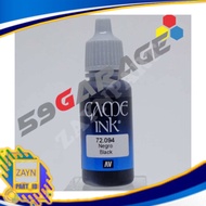 Vallejo 72094 black Game Ink - military model