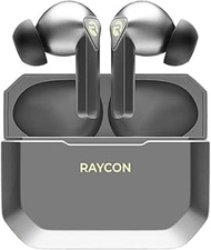 Raycon The Gaming Bluetooth True Wireless Earbuds with Built in Mic, Low Latency, 31 Hours of Battery, Charging Case with Talk, Text, and Play, Bluetooth 5.0 (Jet Silver)