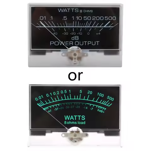 12-16V VU Meter Analog Panel Audios Level Meter Blue Backlights No Need Driver for Power Amplifier D