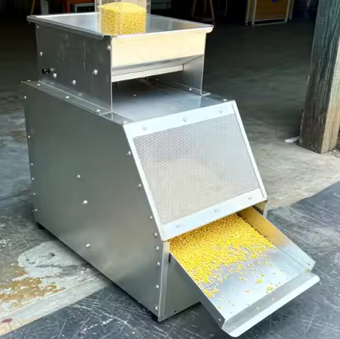 AC 110V-220V Bird Seed Winnowing Machine for Parrot Cage, Blower Grain Sorter for Sunflower Seeds, M
