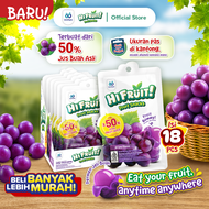 HiFruit Fruit Snack Rasa Anggur Ungu - 1 Box (18 Sachet)