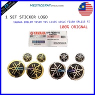 ( 2 BESAR 2 KECIL ) 1 SET STICKER LOGO YAMAHA EMBLEM Y15ZR Y15 LC135 135LC FZ150 SRL115 FI LAMBANG Y