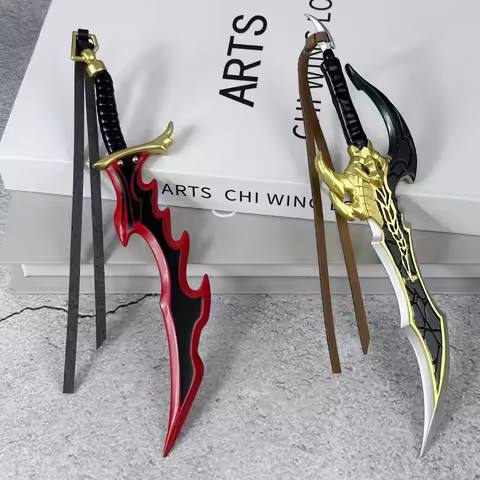 8.6in Solo Leveling Katana Metal Anime Cosplay Prop Ninja Knife Sword Real Size Japanese Katana Sung