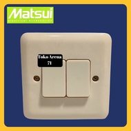 MATSUI 912 Inbow Series Switch double Embedded Switch MT912 MT-912