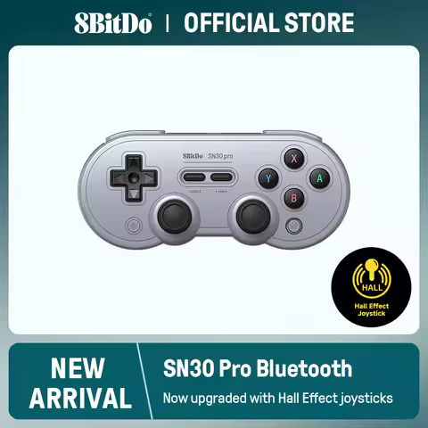 8BitDo SN30 Pro Wireless Bluetooth Gamepad with Hall Effect for Switch 2, 1 , PC, Windows 10, 11, St