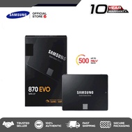 【5 year warranty】Samsung 870 Evo Official store  500GB 1TB 2TB V-Nand Internal AMD SSD ultra fast st