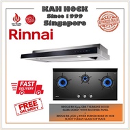 RINNAI RH-S309-GBR-T SLIMLINE HOOD +RINNAI RB-3CGN 3 BURNER BUILT IN HOB BUNDLE