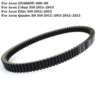 For Aeon Urban Elite Quadro 3D 350 Drive Belt Motorcycle Belt Parts 2310069T-000-00