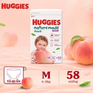 Huggies Naturemade Peach diaper pants (Peach huggies) new model