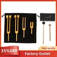 4Pcs Tuning Fork Set Tuning Fork Chakra Tuning Forks (4096C, MI528, 128C, OM136.1),Body Tuning Forks