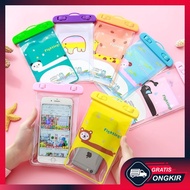 Gratis Ongkir - Waterproof Hp Sarung Pelindung Handdphone / Cash HP Anti Air / Pouch HP Smartphone