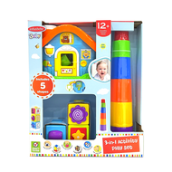 Wel-B x Infunbebe 3-in-1 Activity Play Set (บ้านหยอดบล็อก ของเล่นเด็ก) - ของเล่น ของเล่นเด็ก บ้านหยอ
