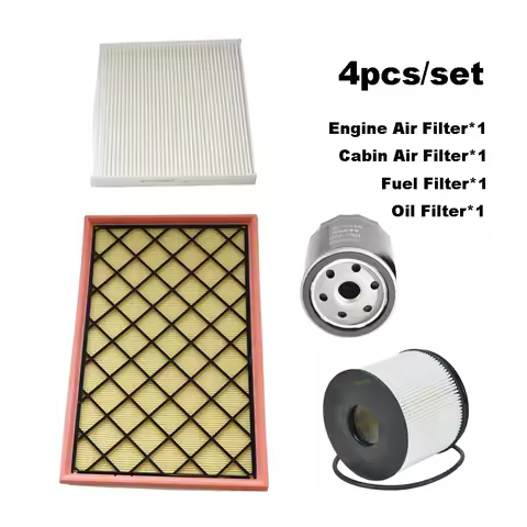 4pcs Filter Set For Saic MAXUS Deliver 9 2.0TDI-Diesel 2019-2024 V90 Engine Cabin A/C Fresh Air Fuel