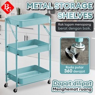 HTD Sport Rak Susun Dapur Multifungsi Metal Storage Rak Penyimpanan Rak Lipat Serbaguna 7208/7212/72