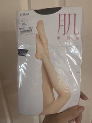 日本 ATSUGI 膚感絲襪 L-LL 黑色