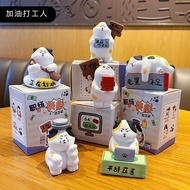 Workplace Funeral Decoration Creative Resin Cat Car Small Furniture Desktop