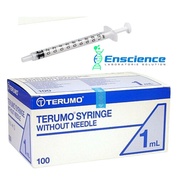 TERUMO Syringe 1mL, 5mL, 10mL, 20mL, 50mL, Slip Tip, Luer Lock, Individual Wrapped Luer Lock Syringe
