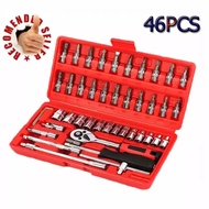 Kunci Sok Set 53 Pcs Motor Mobil Elektronik Multifungsi  -  46 pcs  kunci sok set kunci sok tekiro f