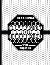 Cuaderno Quimica Organica: Papel Hexagonal con Tabla Periódica de Los Elementos - 8.5" x 11" - Hexág