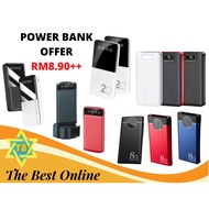 Monster 30000mAh OFFER POWER BANK FOR RM8.90++ READY STOCK PORTABLE POWER BANK