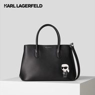 KARL LAGERFELD - K/IKONIK 2.0 LEATHER EAST-WEST TOTE 230W3041 กระเป๋าถือ