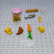 Compatible lego part out used bulk accessories unit semi brick bulk kiloan bricks second block whole
