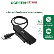 USB Type C to Sata (7+15) conversion cable for external hard drive SSD, 2.5 inch HDD 50cm long UGREE