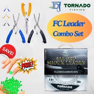 Tornado Fishing FC Leader Combo Set Long-Nose Multifunctional Plier [FREE Luminous Beads]