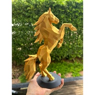 Golden Horse Plastic Statue