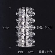 Half crystal sleeve 30 soft big dragon ball sarung condom reusable beaded protruding duri ring man c