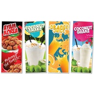 Banner | Bunting | Backdrop | Penunjuk Arah Per Kaki