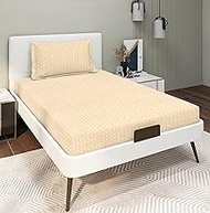 RD TREND Presents Glace Cotton 180TC Single Bedsheets(Size-90 X 60 Inch) with 1 Pillow Covers(Size-1