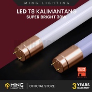 Extra Bright LED T8 Lampu Kalimantang 30W 20W 9W 4FT 2FT Light Tube Terang Dinding Siling Wall Ceiling Lighting Panjang