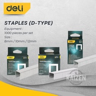 DELI DL238014-1 (8MM) / DL238015-1 (10MM) / DL238016-1 (12MM) Staples Jenis-D | Staples (D-Type)