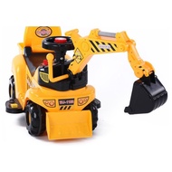 HoXiLe Kids Electric Excavator Kids Ride On Excavator Bajak Budak Boleh Naik Children Ride On Car To