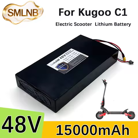 For Kugoo C1 Electric Scooter 48V 15Ah Powerful Motor 18650 Lithium Battery Upgrade Original 13S4P b
