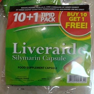 ♞liveraide silymarin capsule 10+1 tipid pack