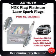 8 Biji NGK Laser Iridium Spark Plug Honda Jazz TFO 1.3 Hybrid 2nd Gen Insight 2014 Hybrid Civic TRO Hybrid DILFR6J11