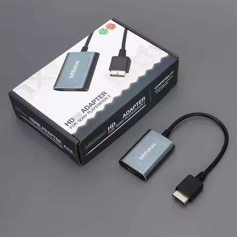 NEW For PS2 to HDMI-Compatible Converter For PS2 PS1 PlayStation 2 Game Consoles With RGB to YPbPr S