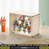 กล่องโชว์ตุ๊กตา กล่องใส่โมเดล ตู้คอนเทนเนอร์ใส่โมเดลมีไฟ กล่องอะคริลิคใส กล่องโมเดล ชั้นวางโมเดลอคริ กล่องโมเดล
